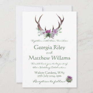 Scottish Tweed Invitation