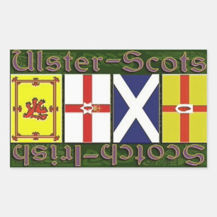Scottish & Ulster flags Sticker