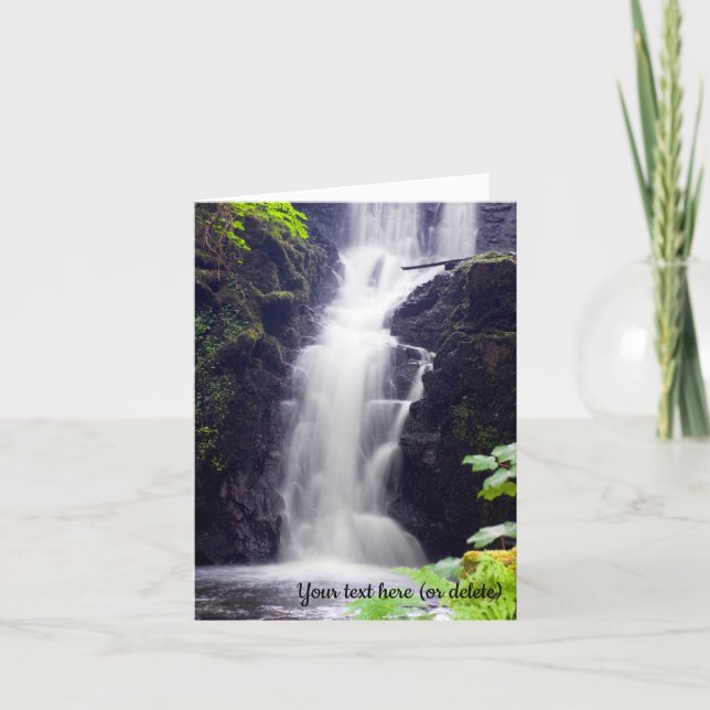Scottish Waterfall Greeting card (Front)