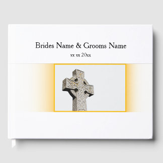 Scottish-Wedding-Celtic-Cross Guest Book