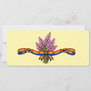 Scottish Wedding LGBTQIA+ pride celebration day  Save The Date