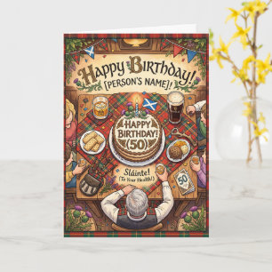 Scottish Whisky Birthday Card