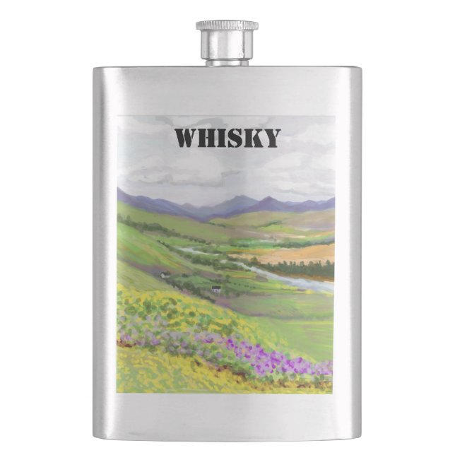 Scottish Whisky Hip Flask (Front)