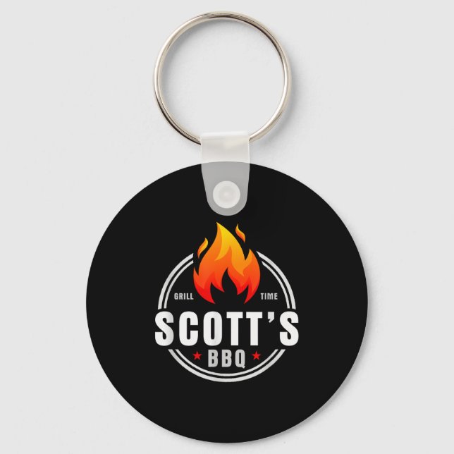 Scott's bbq  keychain (Front)