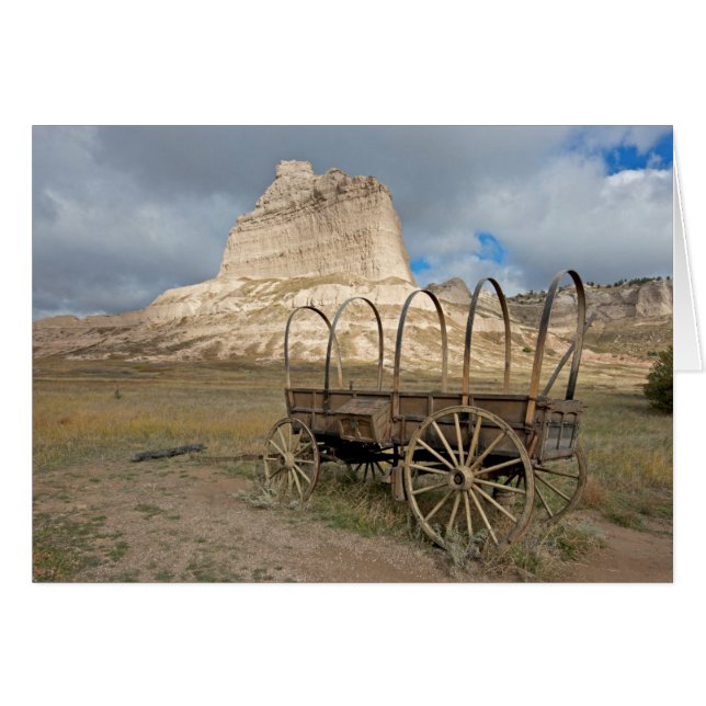 Scott's Bluff in present day Nebraska (Front Horizontal)