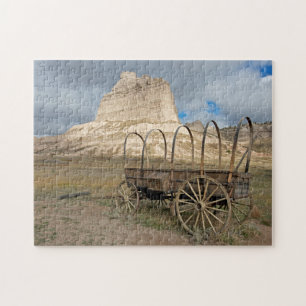 Scott's Bluff in present day Nebraska Jigsaw Puzzle