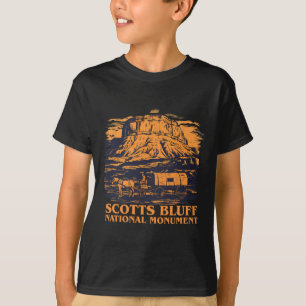 Scotts Bluff National Monument Horse Cart Outfit T-Shirt