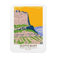 Scotts Bluff National Monument Nebraska Vintage