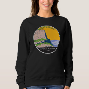 Scotts Bluff National Monument Nebraska Vintage Sweatshirt