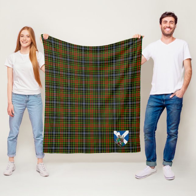 Scotts Boyle Tartan Plaid Fleece Blanket (In Situ)