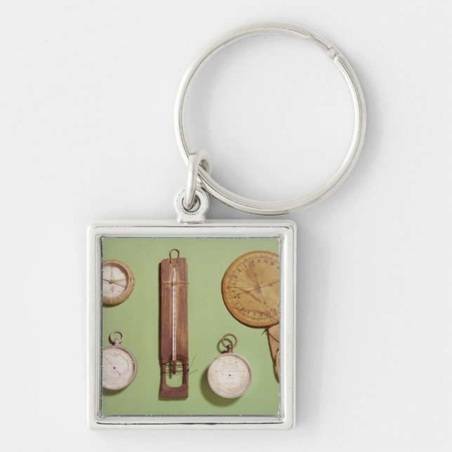Scott's compass, thermometer, sundial, keychain (Front)