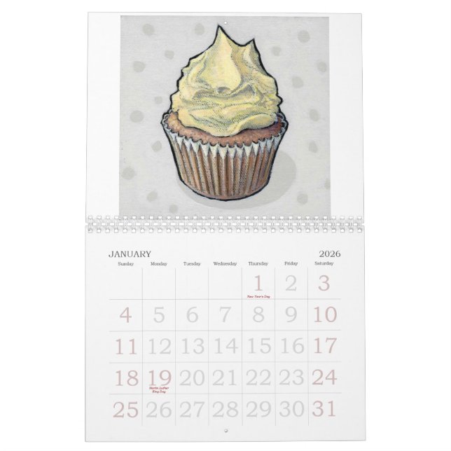 Scott's Cupcake Calendar 2011 (Jan 2026)