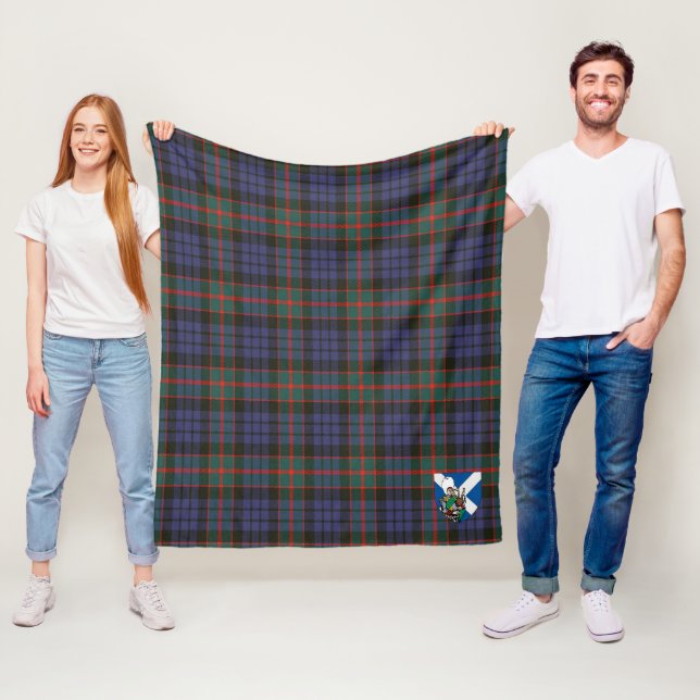 Scotts Fletcher Of Dunans Tartan Plaid Fleece Blanket (In Situ)