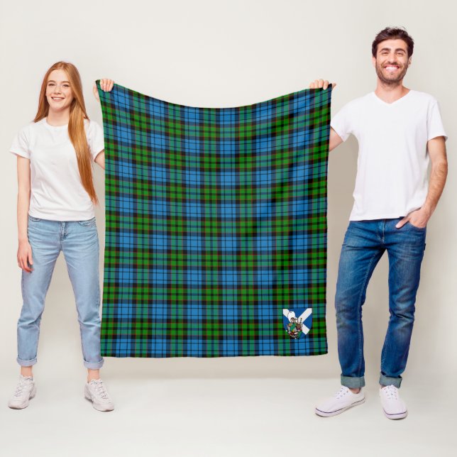 Scotts Fletcher Tartan Plaid Fleece Blanket (In Situ)
