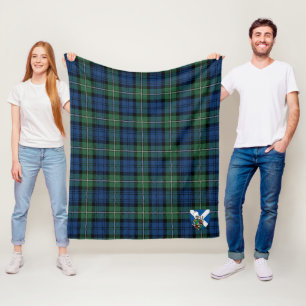 Scotts Forbes Ancient Tartan Plaid Fleece Blanket
