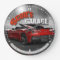 Scott's Garage Corvette Wall Clock
