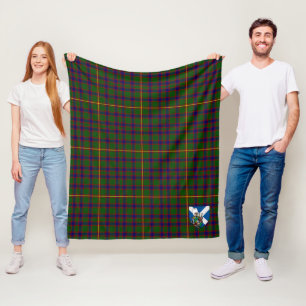 Scotts Hall Tartan Plaid Fleece Blanket