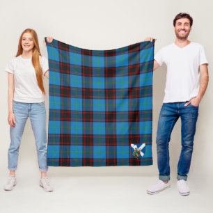 Scotts Home Ancient Tartan Plaid Fleece Blanket