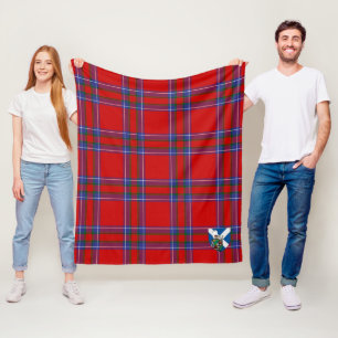 Scotts Inverness District Tartan Plaid Fleece Blanket
