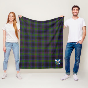Scotts Lumsden Hunting Tartan Plaid Fleece Blanket