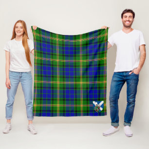 Scotts MaiTland Tartan Plaid Fleece Blanket