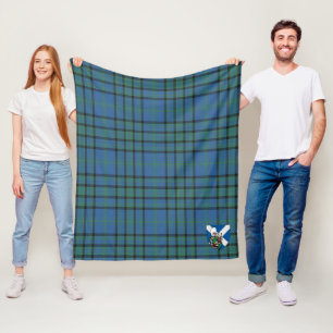 Scotts Matheson Hunting Ancient Tartan Plaid Fleece Blanket