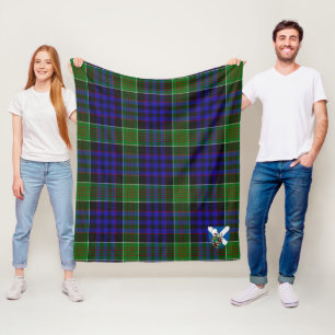 Scotts Newman Tartan Plaid Fleece Blanket