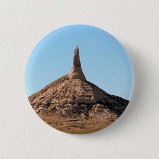 Scottsbluff Nebraska Chimney Rock Spire 2 Inch Round Button