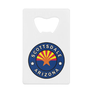Scottsdale Arizona Credit Card Bottle Opener
