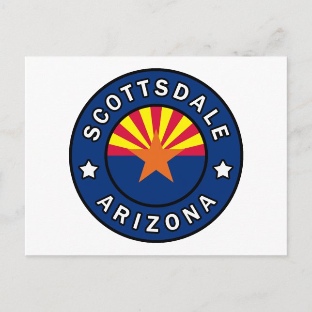 Scottsdale Arizona Postcard (Front)