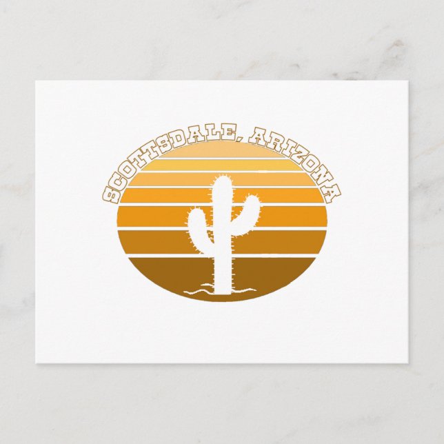 Scottsdale, Arizona Postcard (Front)