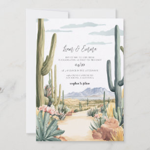 Scottsdale Arizona Wedding Invitation