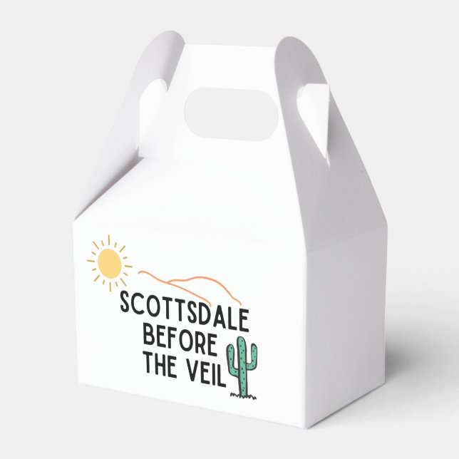 Scottsdale Before The Veil Favor Box (Front Side)