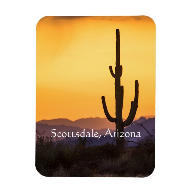 Scottsdale sunset before the storm magnet (Vertical)