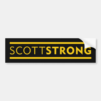 SCOTTSTRONG BUMPERSTICKER BUMPER STICKER