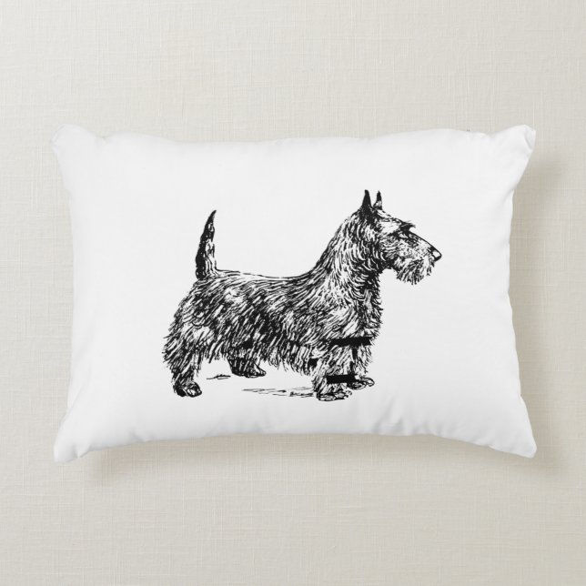Scotty Dog Accent PIllow (Front)