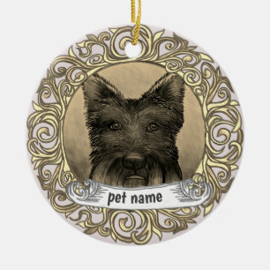 Scotty Dog Loving Memory ornament