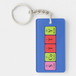 Scotty periodic table name keyring