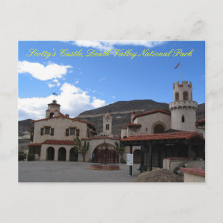 Scottys Castle Front, DVNP Postcard