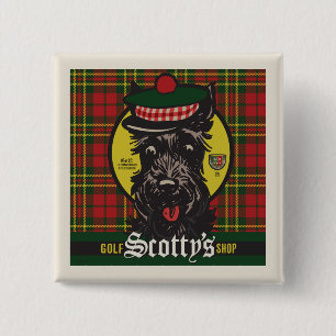 Scotty's Golf Shop 2 Inch Square Button