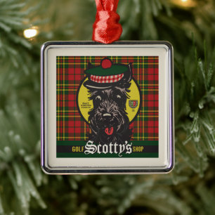 Scotty's Golf Shop Metal Ornament