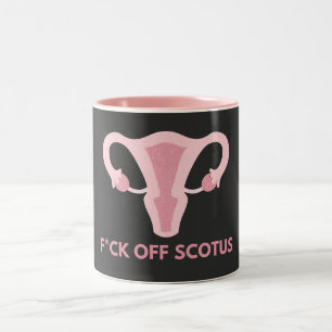SCOTUS Abortion Ban Protest  Two-Tone Coffee Mug