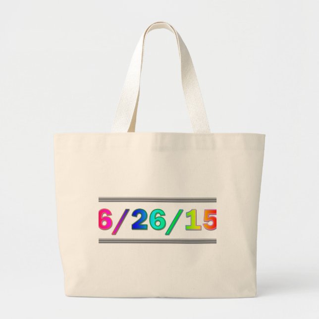 SCOTUS Date Large Tote Bag (Front)