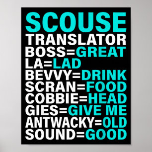 Scouse Accent Translator Funny Liverol  Poster