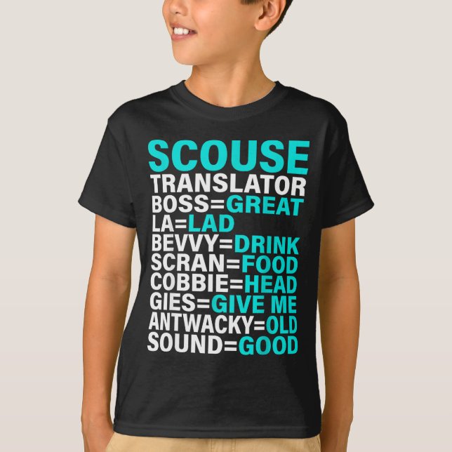 Scouse Accent Translator Funny Liverol  T-Shirt (Front)