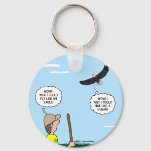 Scout and Eagle Thoughts Keychain