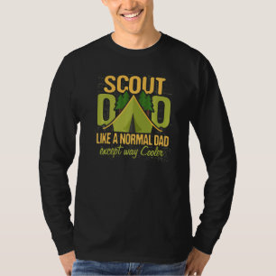 Scout Dad Cub Leader Boy Camping Scouting Troop T-Shirt
