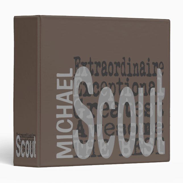 Scout Extraordinaire CUSTOM Binder (Front/Spine)