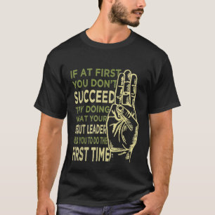 Scout Leader Camping Boy Hiking Scouting Funny Out T-Shirt