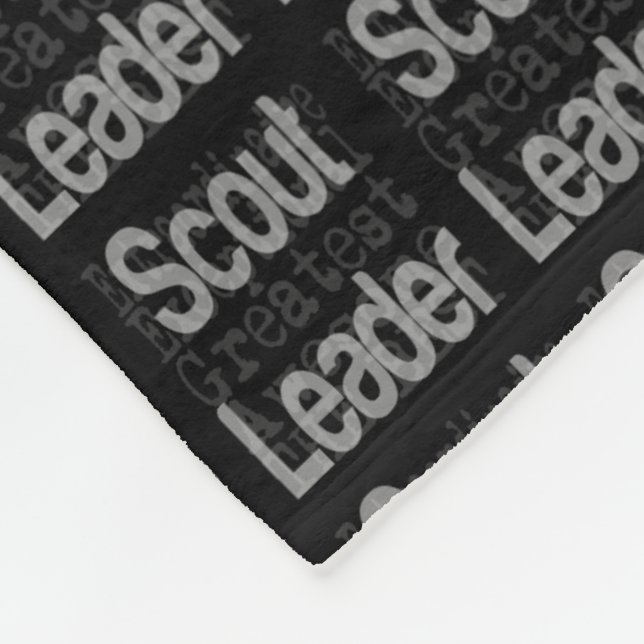 Scout Leader Extraordinaire Fleece Blanket (Corner)